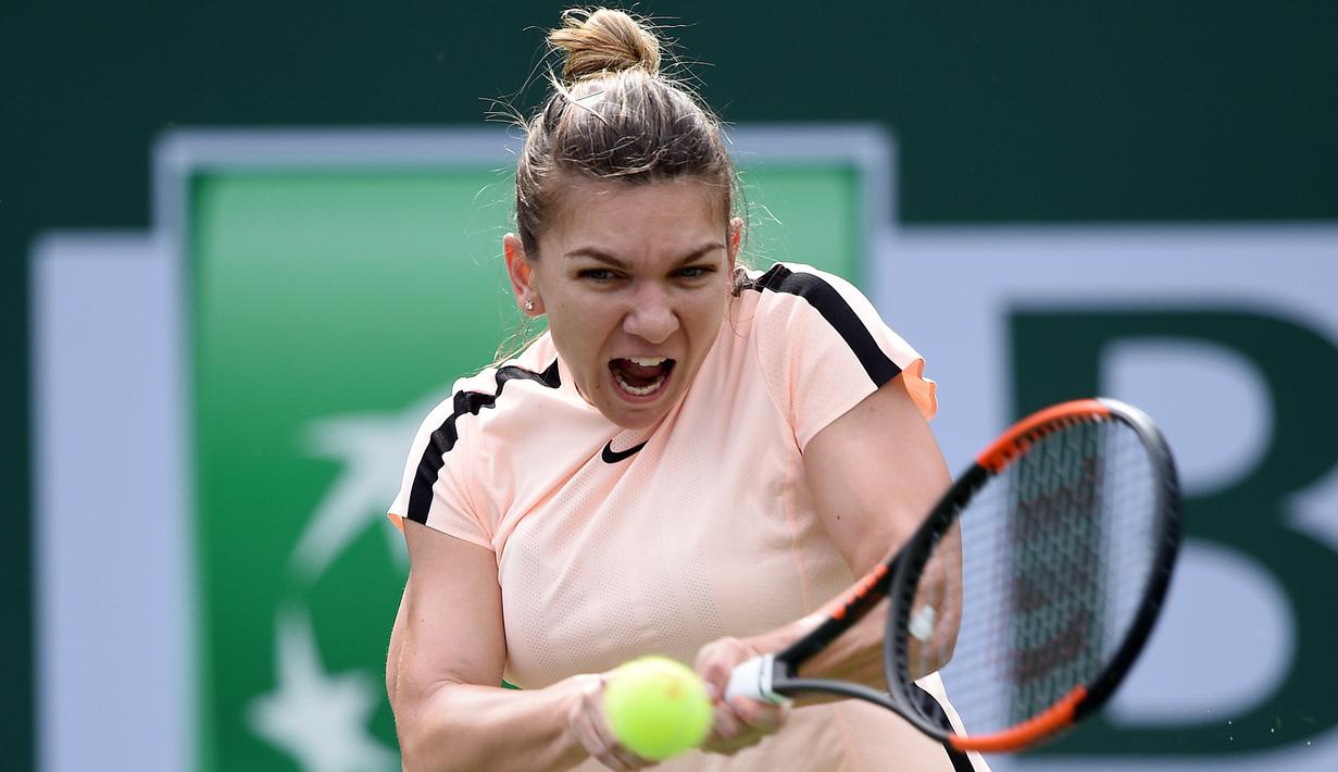 Foto Tumbangkan Pendatang Baru Halep Ke Perempat Final Indian Wells Bola Liputan6 Com