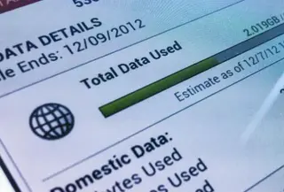 ilustrasi kuota internet.