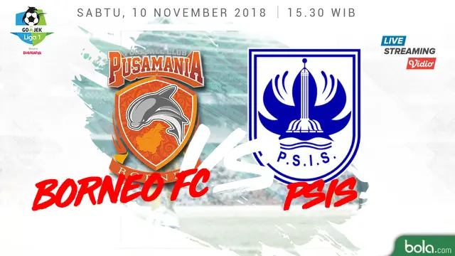 Pusamania Borneo FC Vs PSIS Semarang