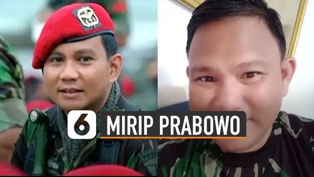 Beredar video seorang pria memiliki wajah mirip dengan Prabowo Subianto ketika masih muda.