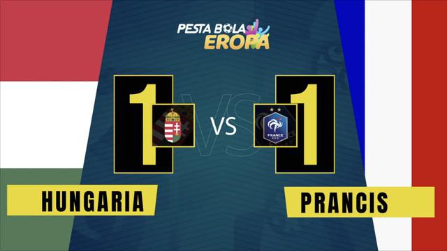 Berita video motion grafis data dan statistik dari laga Grup F Euro 2020, Hungaria bermain imbang 1-1 melawan Timnas Prancis, Sabtu (19/6/2021) malam hari WIB.