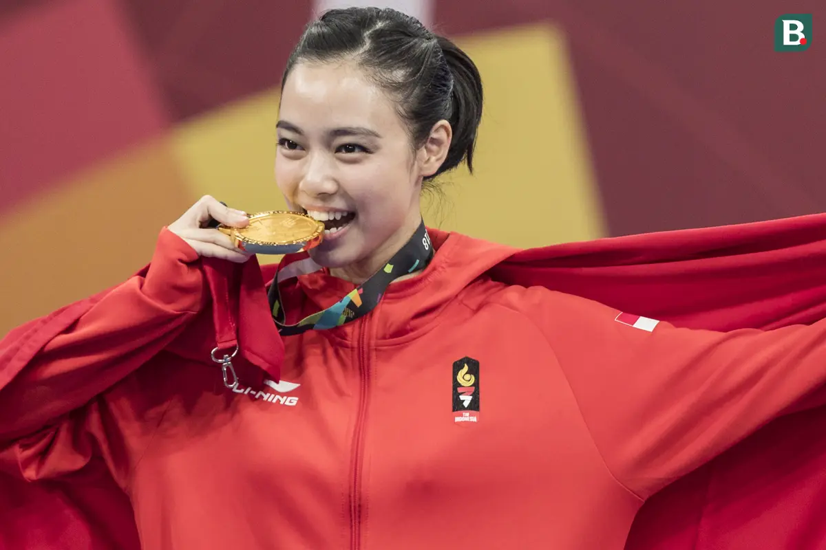Wushu Putri Indonesia : Lindswell Kwok