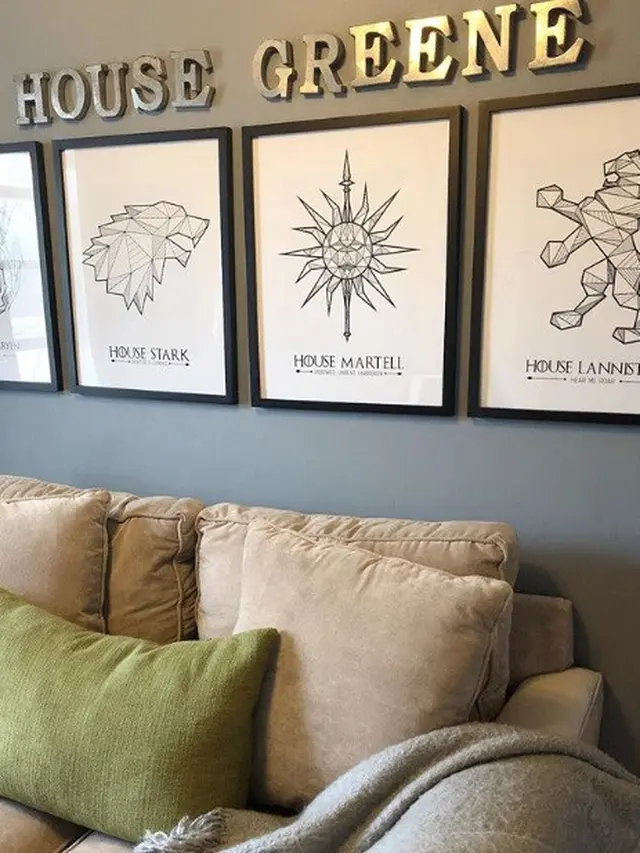dekorasi bertema Game of Thrones