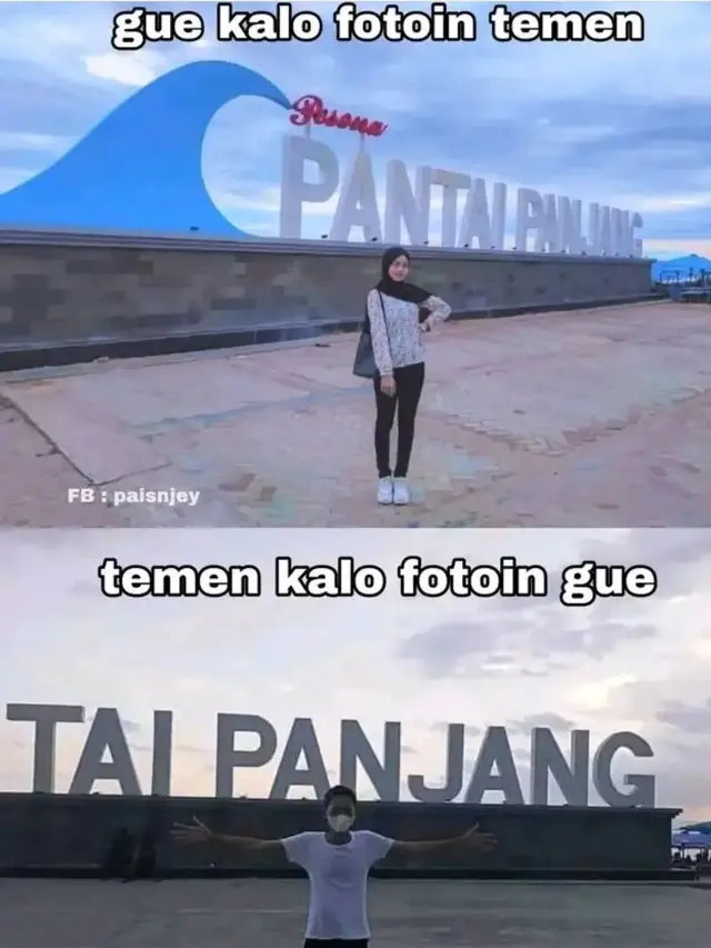 6 Meme Fotoin Vs Difotoin Teman Ini Sering Terjadi, Hasilnya Bikin Elus Dada