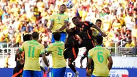 Pertandingan antara Brasil kontra Kolombia di ajang Copa America 2024. (Thearon W. Henderson / GETTY IMAGES NORTH AMERICA / Getty Images via AFP)
