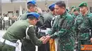 Citizen6, Bandung: Masih dalam suasana lebaran Hari Raya Idul Fitri 1433 H, anggota Prajurit dan PNS Korem serta jajaran Balak Aju Korem 061/Suryakancan mengelar acara halal bihalal pada, Senin (27/8). (Pengirim: Pendam3)