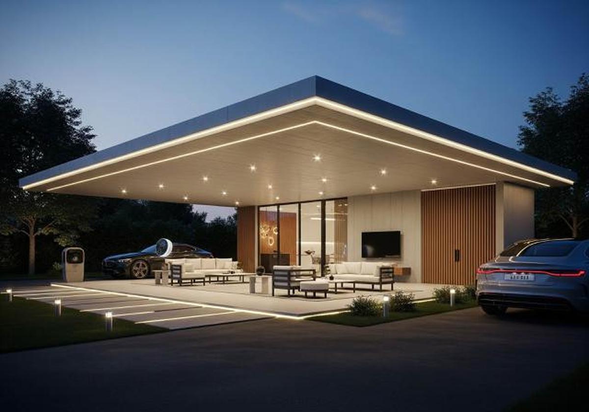 5 Inspirasi Desain Teras Kombinasi Carport dan Ruang Santai yang Aman dan Nyaman