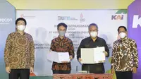 KAI menandatangani Nota Kesepahaman atau MoU dengan Summarecon guna membangun ekosistem transportasi di wilayah perumahan (dok: KAI)