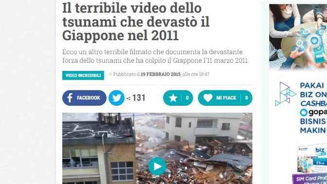 Cek Fakta Liputan6.com menelusuri klaim video dampak tsunami Tonga sampai ke Jepang