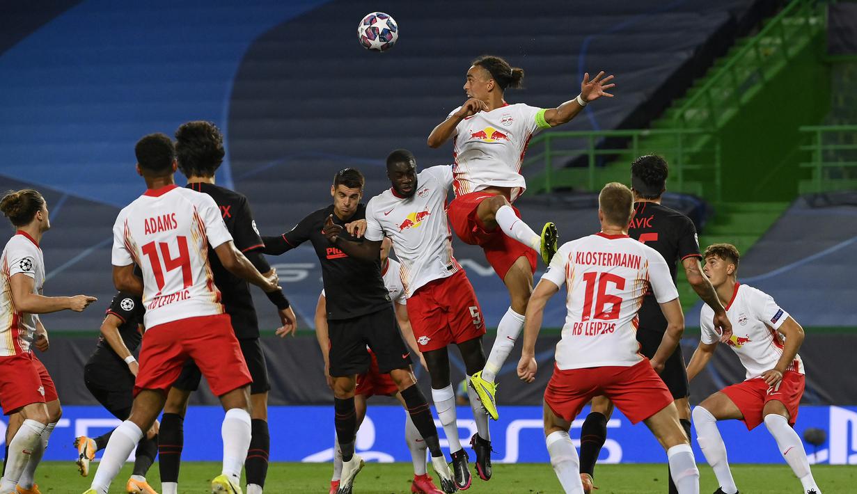 Foto Kalahkan Atletico Madrid Rb Leipzig Cetak Sejarah Lolos Ke Semifinal Liga Champions Dunia Bola Com