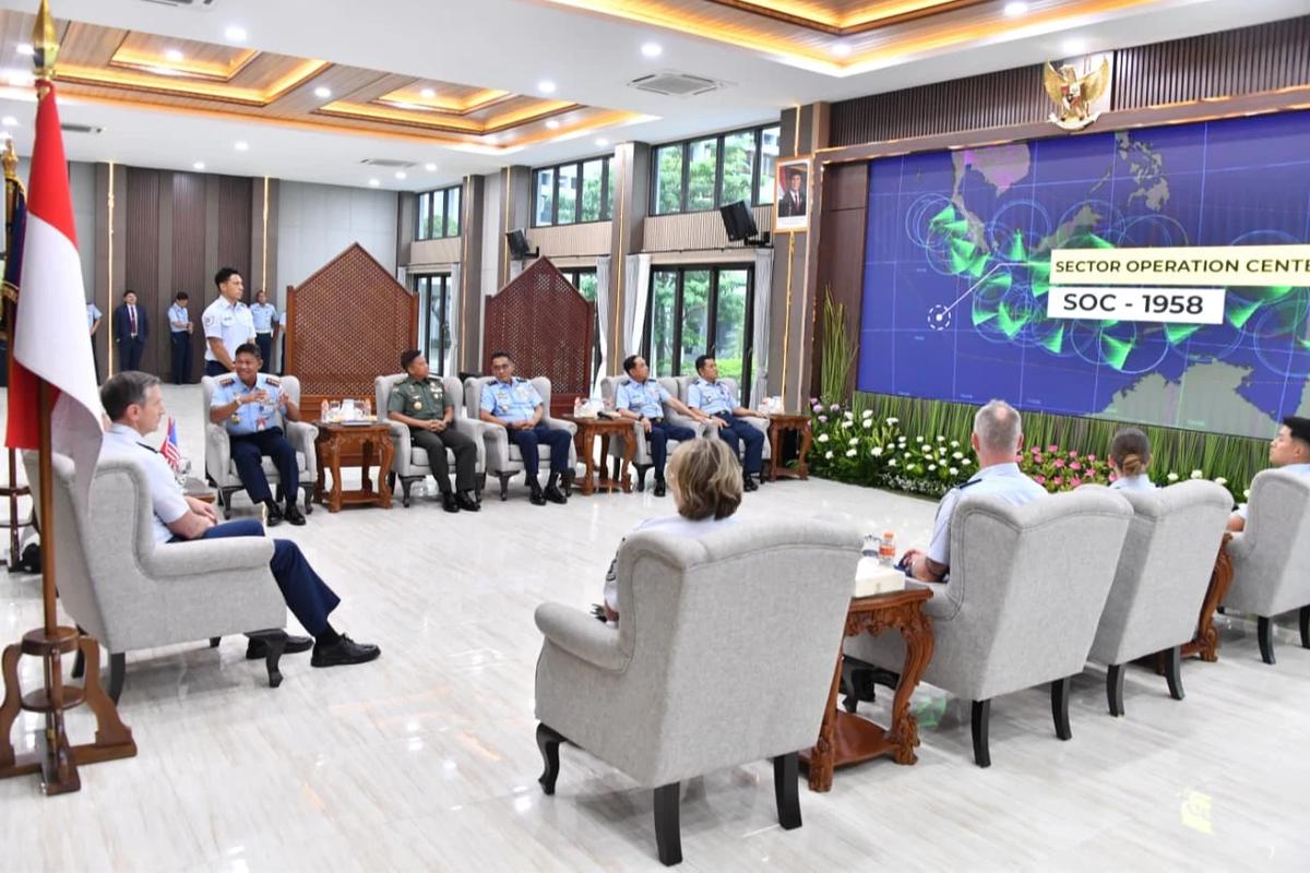 Pangkoopsudnas Dampingi Wakasau Terima Kunjungan Kehormatan US COMPACAF
