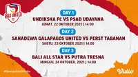 Link Live Streaming Pertandingan Bali United  Liga 3 di Vidio Pekan Ini. (Sumber : dok. vidio.com)
