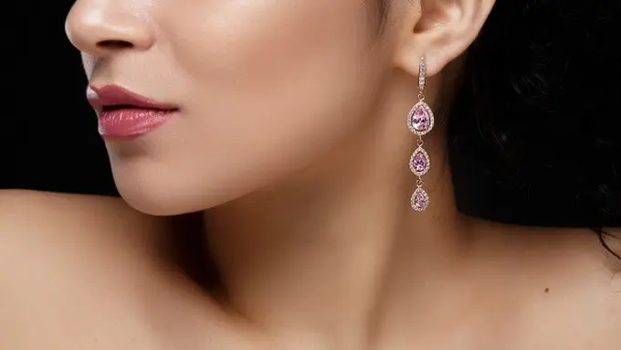 Ilustrasi Model Anting Jepit Juntai (credit: freepic.filler/freepik)