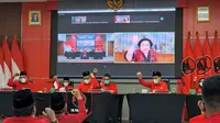Ketua Umum DPP PDI Perjuangan (PDIP) Megawati Soekarnoputri saat membuka Pelatihan Kader Nasional PDIP Angkatan II 2022.(Foto: Dokumentasi PDIP).