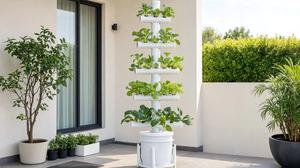 Cara Membuat Menara Hidroponik Bertingkat untuk Lahan Sempit, Solusi Hemat untuk Urbanfarming