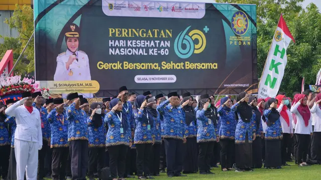 Pemkab Klaten Gelar Upacara HKN ke-60 : Gerak Bersama, Sehat Bersama