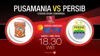 Pusamania Borneo vs Persib Bandung (Liputan6.com/Abdillah)