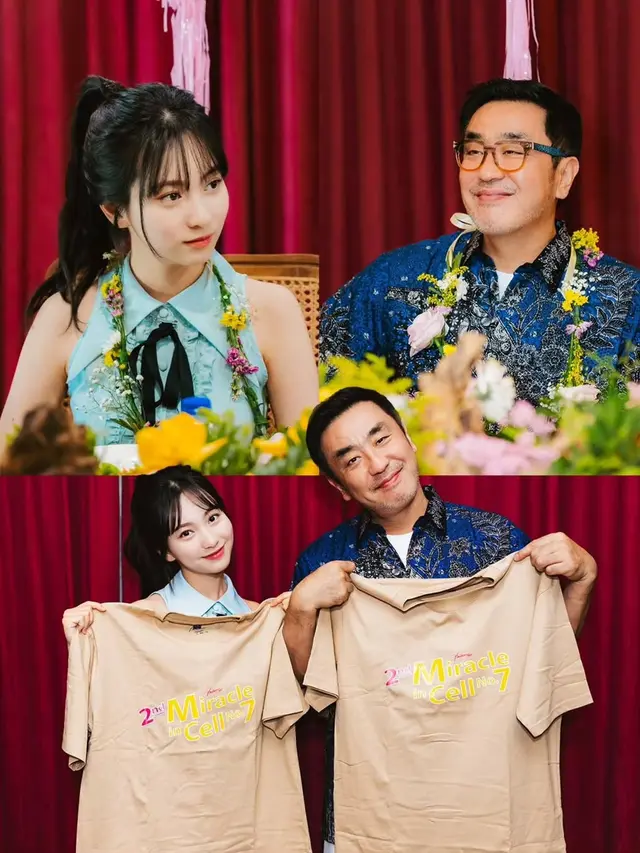 7 Potret Ryu Seung Ryong dan Kal So Won di Promosi Film 2nd Miracle in Cell No. 7