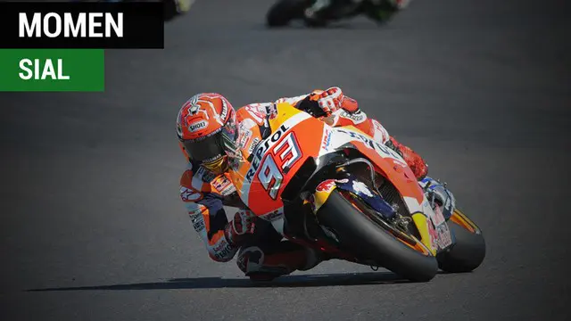 VIDEO: Momen Sial Marc Marquez di MotoGP Inggris