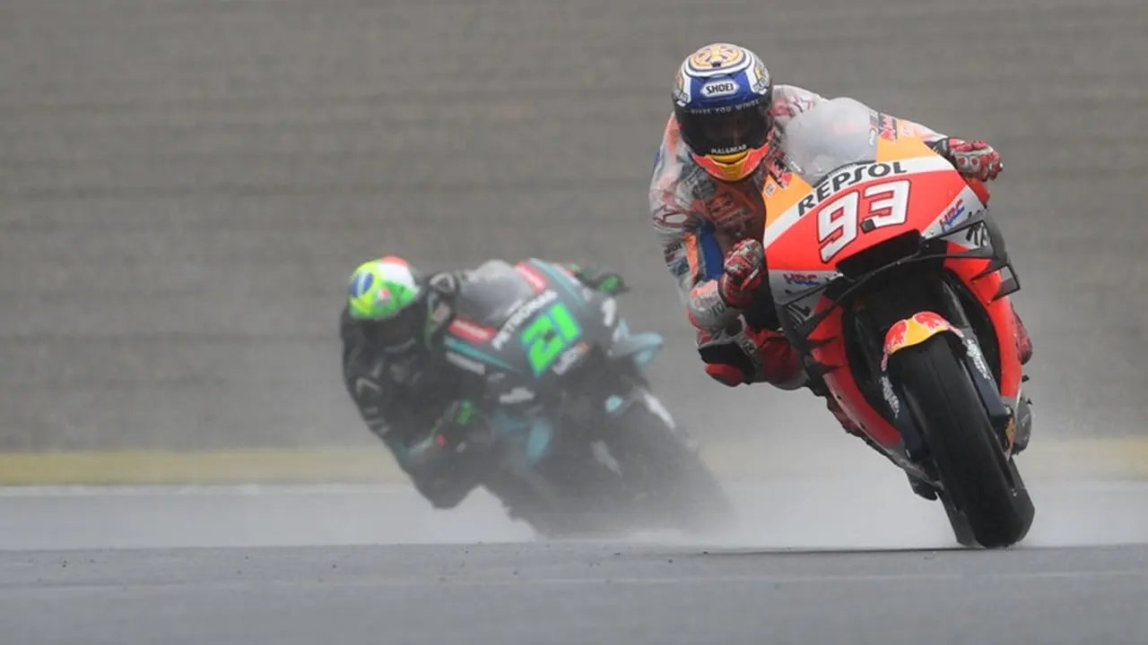 Pembalap Repsol Honda, Marc Marquez.