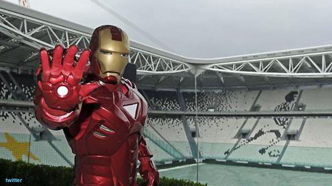 Juventus Stadium Kedatangan Iron Man Bola Liputan6 Com