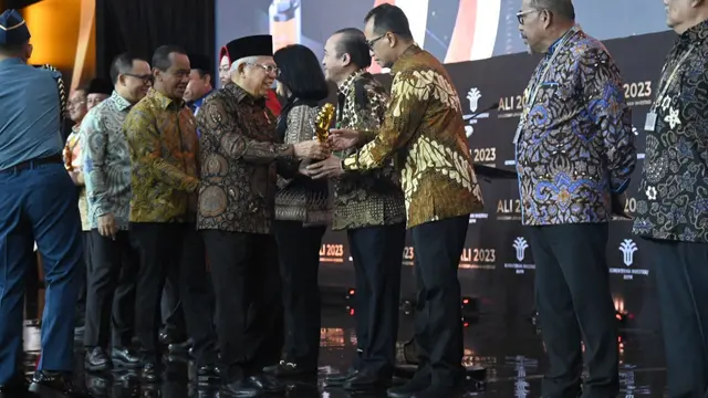 Kementerian Investasi/BKPM memberikan penghargaan kepada kepada Kementerian Perhubungan sebagai Terbaik Pertama di Kategori Kementerian/Lembaga pada Anugerah Layanan Investasi Tahun 2023. (Dok Kemenhub)
