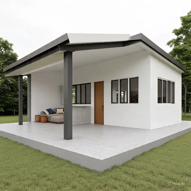 Denah Rumah 2 Kamar Budget Rp 50 Jutaan, Cocok untuk Pasutri Muda