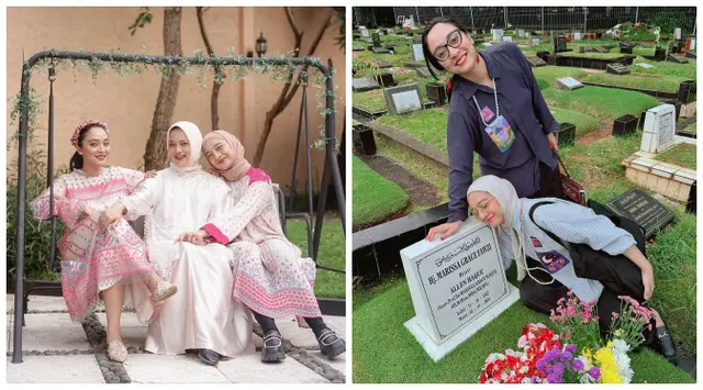 Chiki Fawzi ungkap momen lebaran perdana tanpa bunda dalam 6 potret, kehadiran Marissa Haque terasa