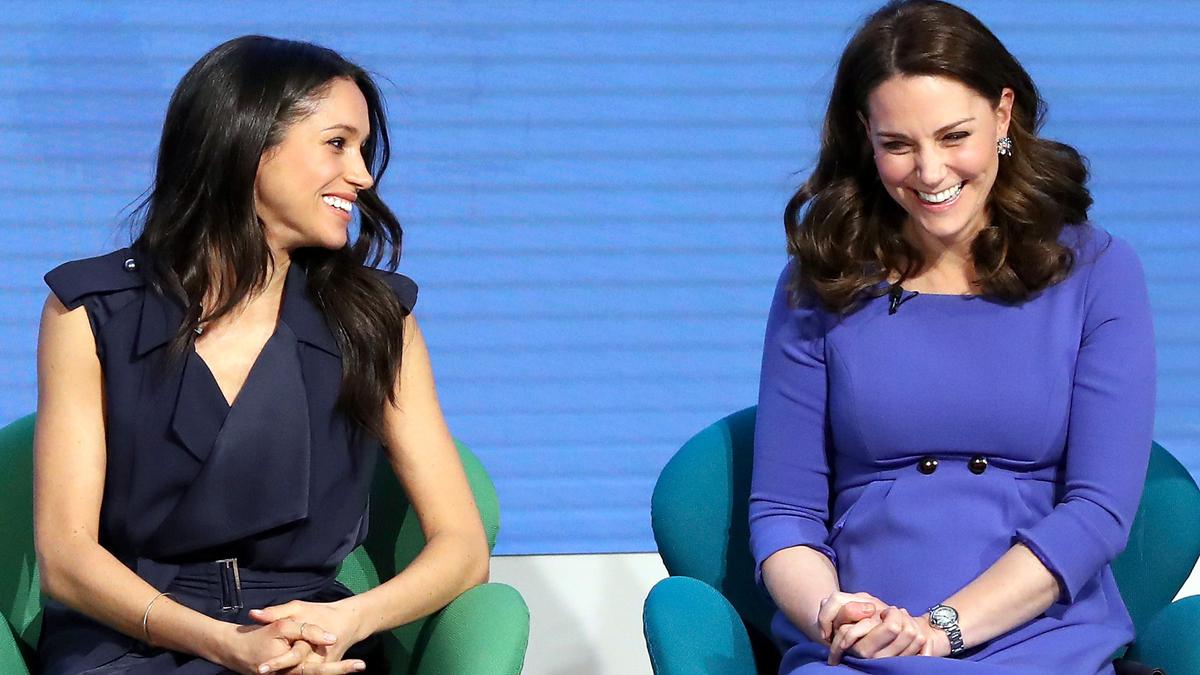 FOTO: Tampil Bareng Lagi, Ini Beda Gaya Kate Middleton dan Meghan