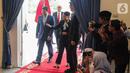 Menteri Luar Negeri RI, Retno Marsudi menerima kunjungan Menteri Luar Negeri Maroko, Nasser Bourita di kantor Kemenlu, Jakarta, Senin (28/10/2019). Pertemuan tersebut membahas hubungan bilateral antara kedua negara. (Liputan6.com/Faizal Fanani)