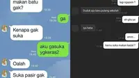 6 Chat Absurd Kehabisan Topik ke Gebetan Ini Maksa Banget (sumber: 1cak dan Twitter/deninugraha_)