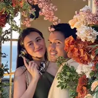 Aaliyah Massaid dan Thariq Halilintar (Instagram/thebridestory)