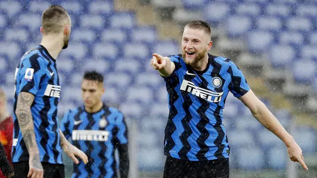 FOTO: Ditahan Imbang AS Roma, Inter Milan Semakin Berjarak dengan AC Milan