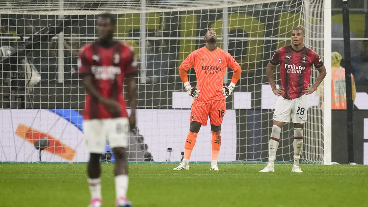 Foto: Hujan Gol di Derby della Madonnina, Inter Milan Masih Terlalu Tangguh Bagi AC Milan