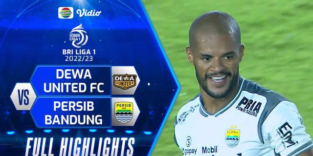 VIDEO: Highlights BRI Liga 1, Laga Dewa United Melawan Persib Bandung Berakhir Imbang 1-1