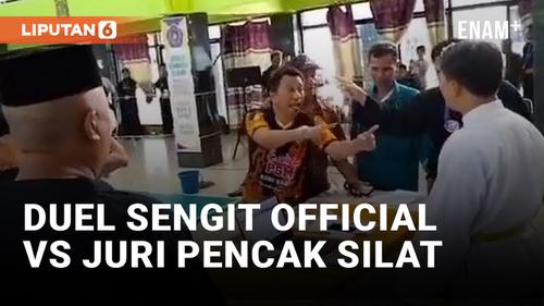 VIDEO: Duel Official Pencak Silat vs Juri di PON Sulawesi Selatan