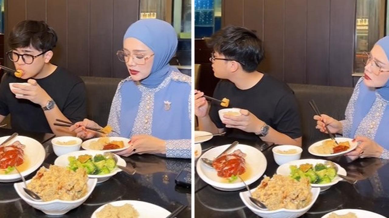 Momen Rafly Aziz dengan Mulan Jameela saat Makan Bersama yang Jarang Tersorot, Kompak Banget
