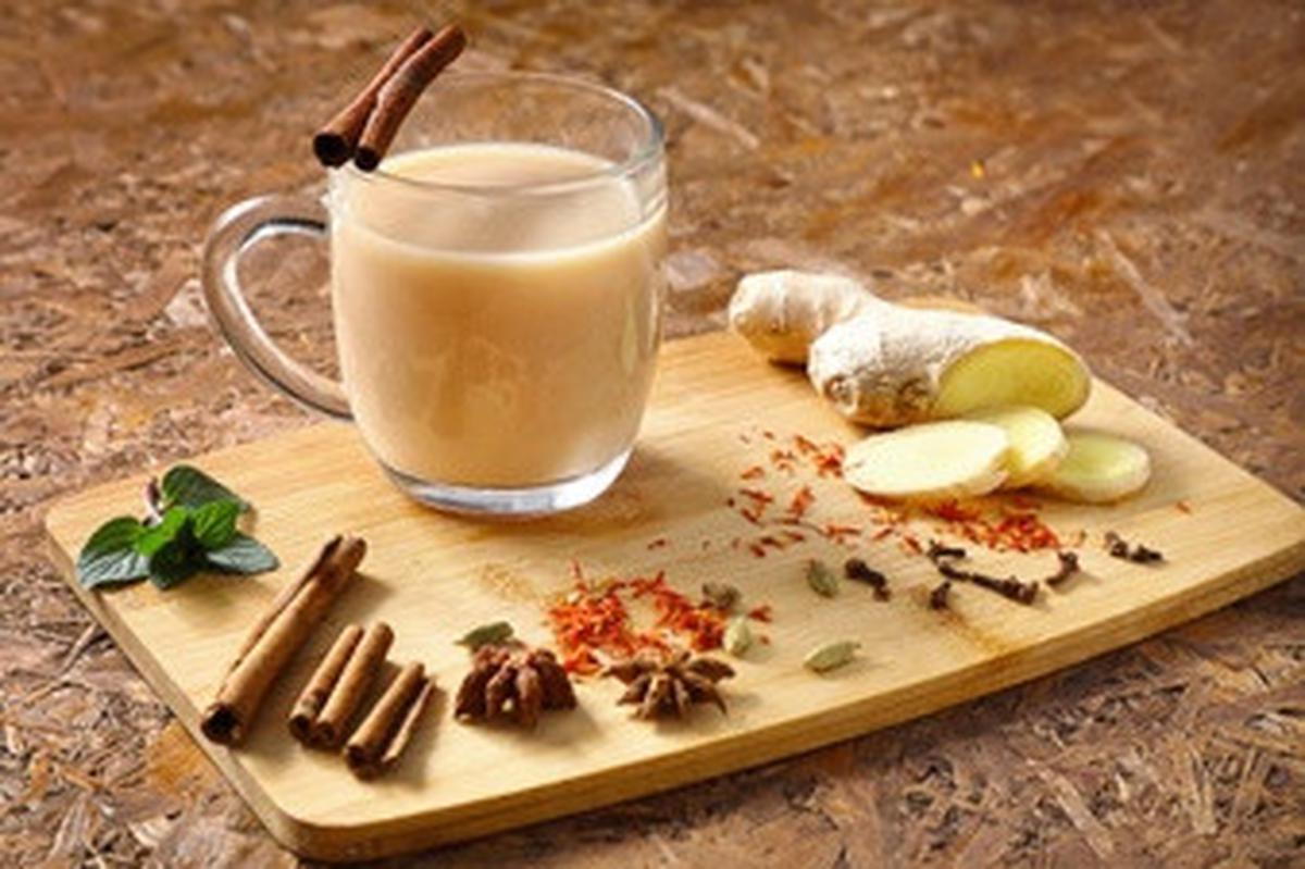 Wedang jahe susu