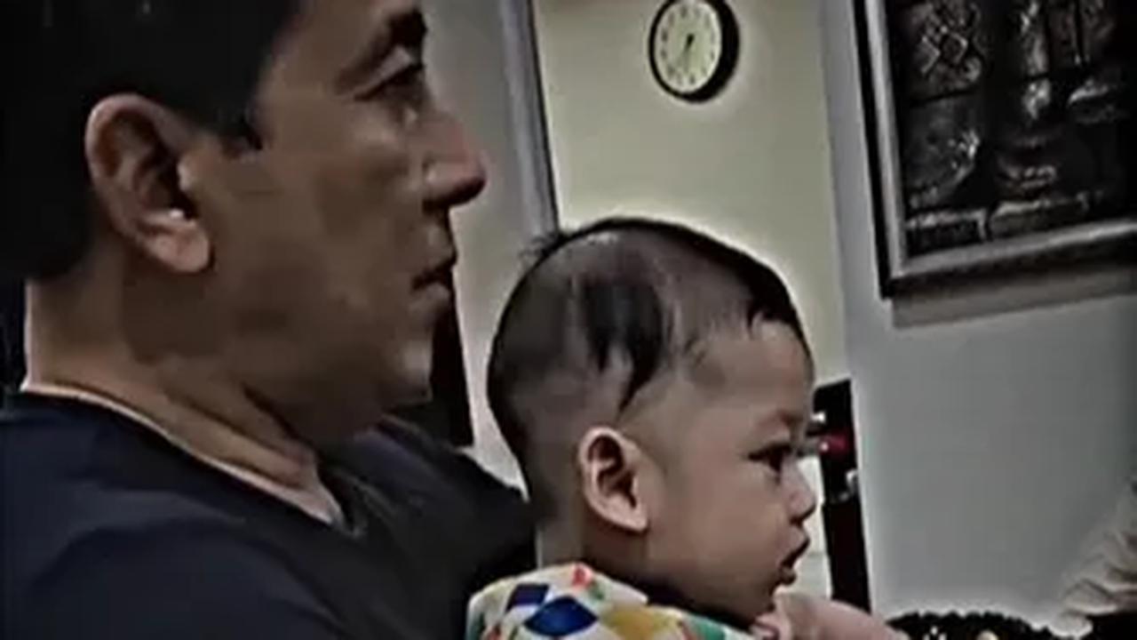 Momen Jenderal Polisi dan Cucu