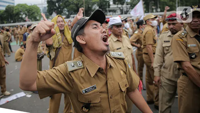 Ribuan Kepala Desa Geruduk Gedung DPR, Tuntut Perpanjangan Masa Jabatan