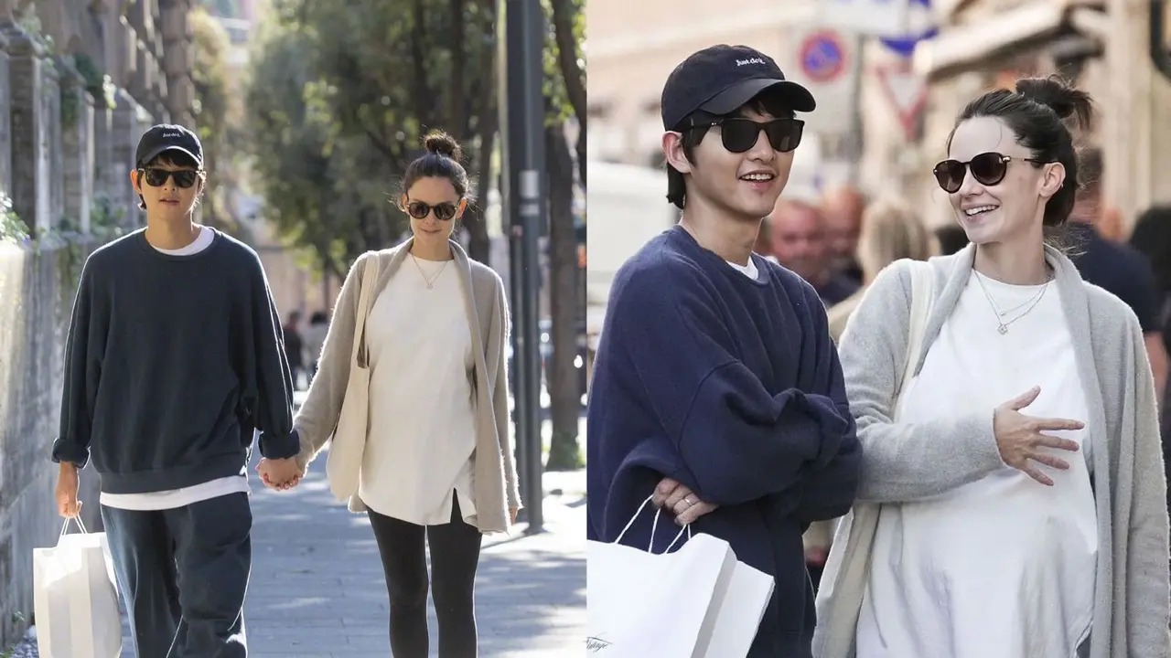 Song Joong Ki dan Katy terlihat di Paris untuk menghadiri Festival Film Cannes 2023