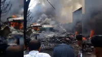 10 Ambulans Disiapkan di Lokasi Hercules Jatuh
