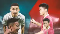 Piala&nbsp;Asia U-20 2023 - Abbosbek Fayzullaev vs Hokky Caraka (Bola.com/Decika Fatmawaty)