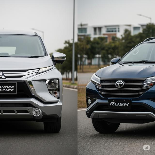 Mitsubishi Xpander vs Toyota Rush