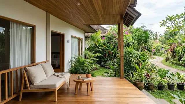 Ide Desain Teras Kampung Nuansa Skandinavia