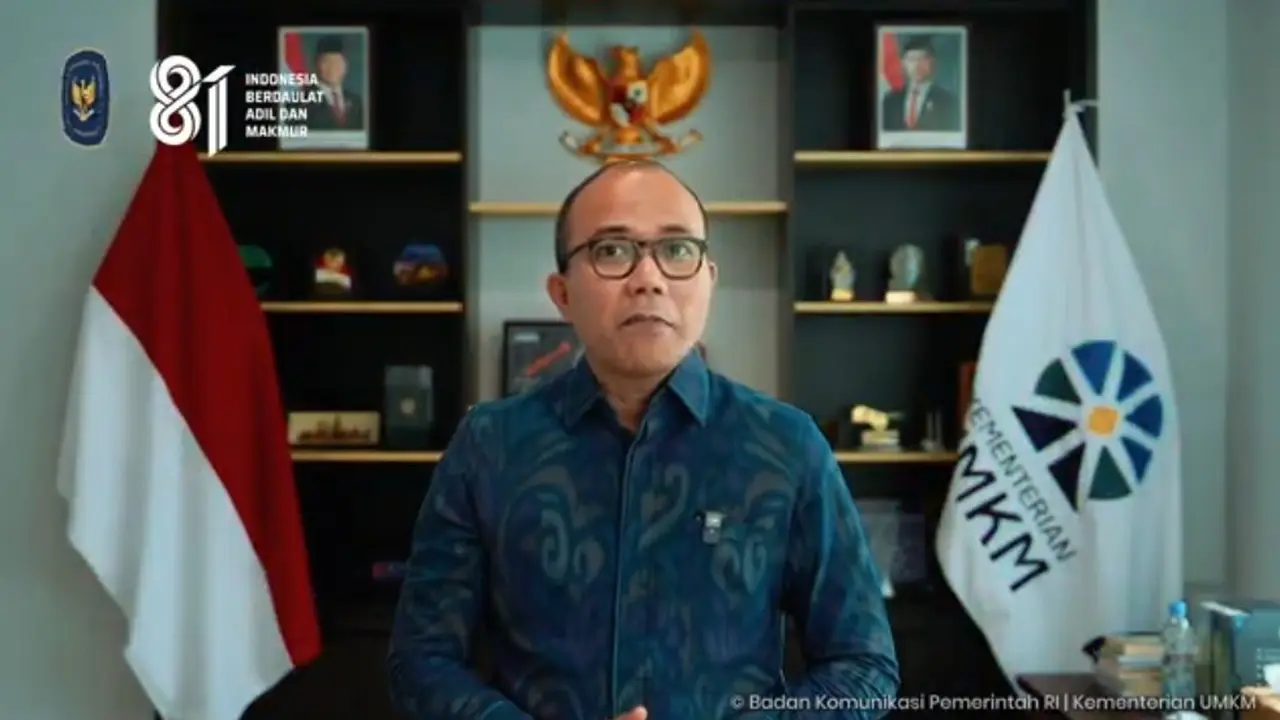 Deputi Bidang Kewirausahaan Kementerian UMKM sekaligus Juru Bicara Kementerian UMKM, Riza Damanik. Dok