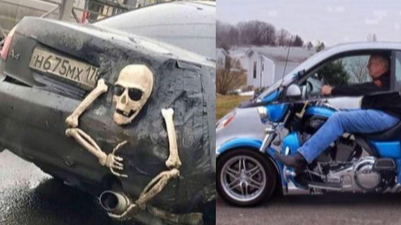 10 Modifikasi Mobil yang Paling Kocak, Tertarik Meniru?