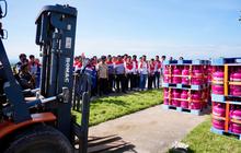 Dirut Pertamina Kawal Langsung Misi Kemanusiaan di Aceh, Kirim Ratusan LPG Bright Gas Pakai Helikompter