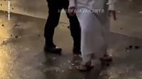 Badru bocah yang viral di tengah ricuh demo gedung DPR