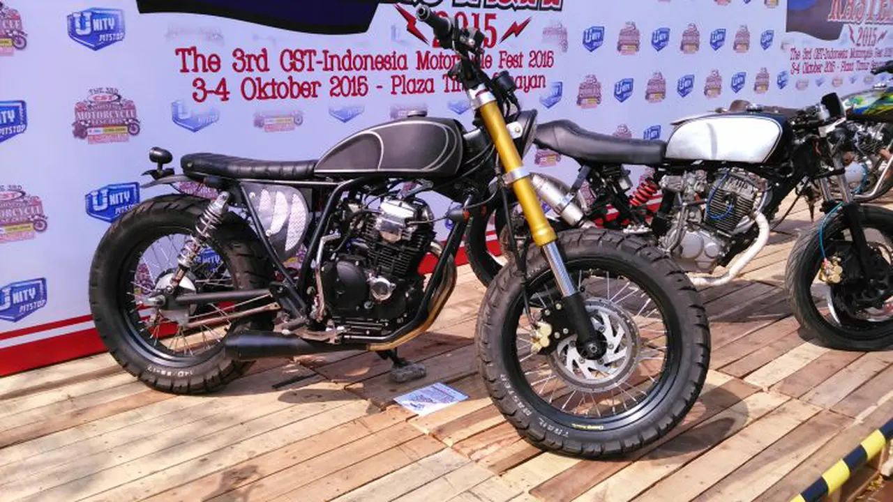 Motor Sport dan Bebek Sering Jadi Bahan Modifikasi Ala Retro